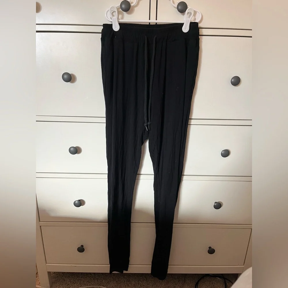 Women's Black Pajama Set - Picture 5 of 6